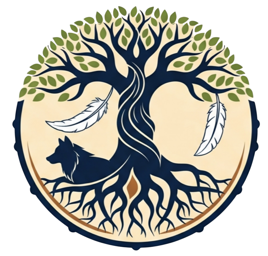 sacred warrior healing logo onlywithout drumsticks trans